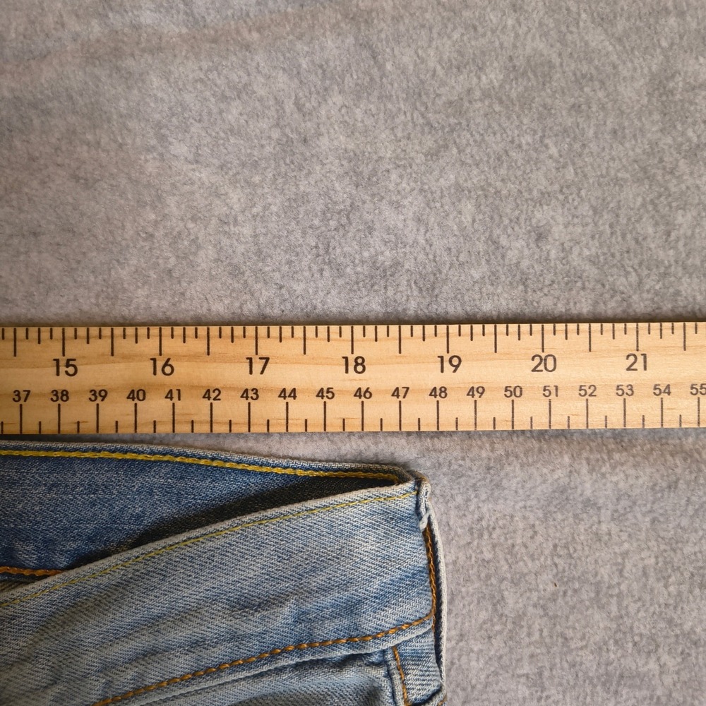Levi's 501 Straight Leg Button Fly Jeans Men Size 36x29 Light Wash Cotton Denim - Picture 5 of 7